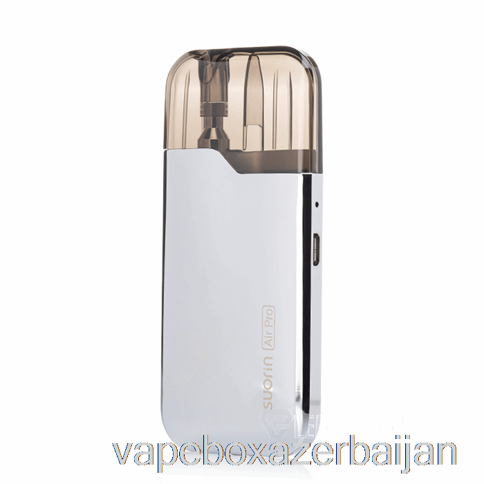 E-Juice Vape Suorin AIR PRO 18W Pod System Bright Silver